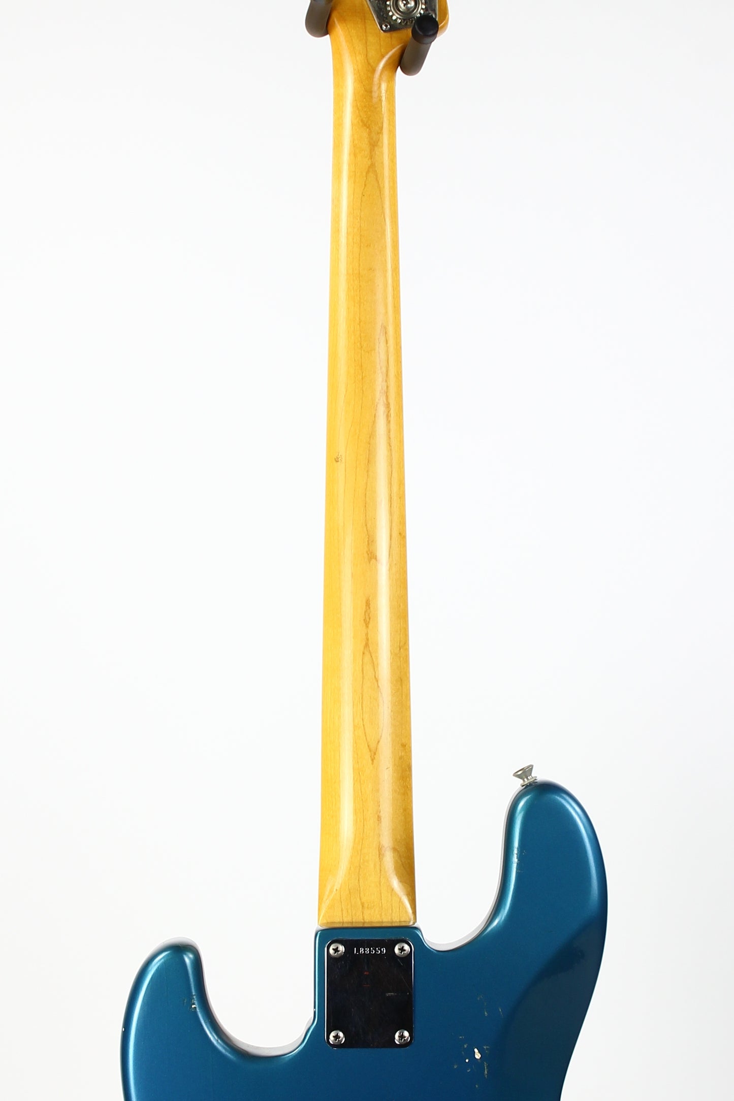 1965 Fender Jazz Bass Custom Color LAKE PLACID BLUE w Original Case L-Series, Padauk Board, BOOK PIECE!