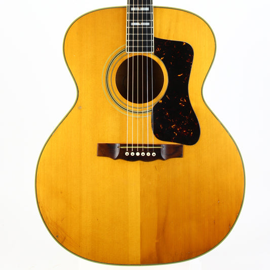 1968 Guild F-50 Natural Jumbo Flattop Jumbo Acoustic Guitar Figured Maple Vintage HOBOKEN MASTERPIECE