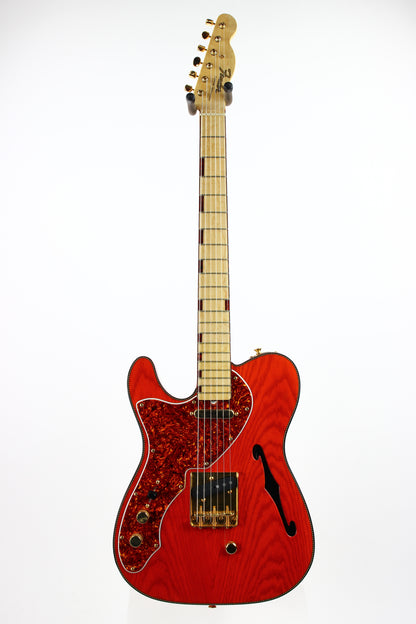 1992 Fender Custom Shop Masterbuilt Custom Thinline Telecaster Lefty or Righty, Rope Tortoise Binding, Fred Stuart