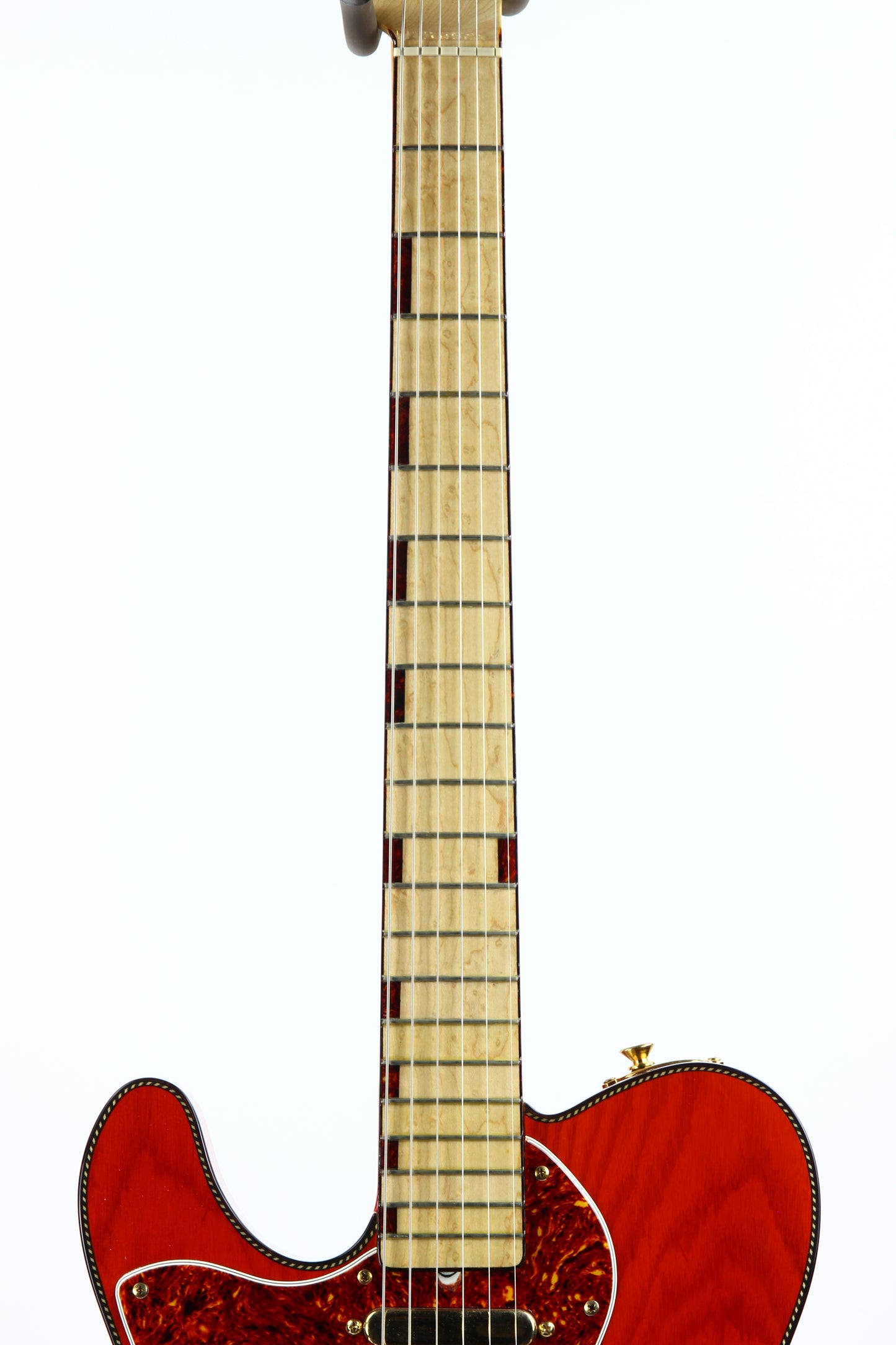 1992 Fender Custom Shop Masterbuilt Custom Thinline Telecaster One-Off | B-Bender, Lefty or Righty! Rope Tortoise Binding, Unique Tele! Fred Stuart! Cowboycaster