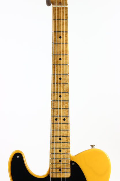 1991 Fender Custom Shop Masterbuilt '52 Telecaster Blackguard 1952 Tele | Left-Handed Strung Righty FRED STUART