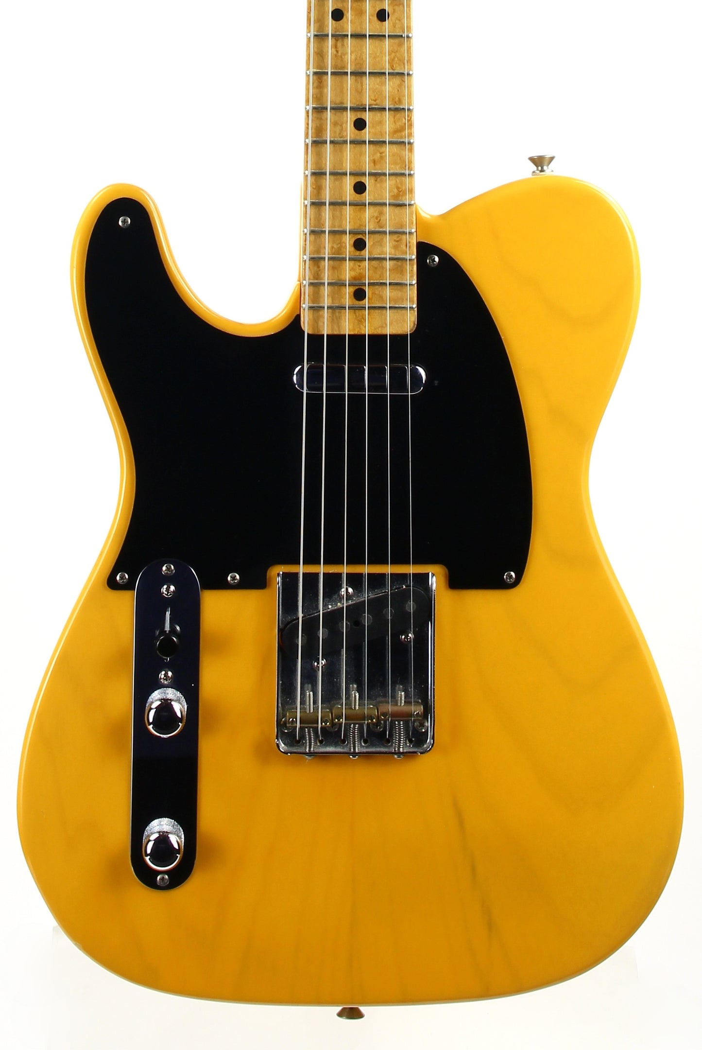 1991 Fender Custom Shop Masterbuilt '52 Telecaster Blackguard 1952 Tele | Left-Handed Strung Righty FRED STUART