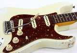 2010 Fender Custom Shop 1962 Stratocaster BRAZILIAN ROSEWOOD Heavy Relic - '62 Strat Reissue, Olympic White, Tortoise Guard!