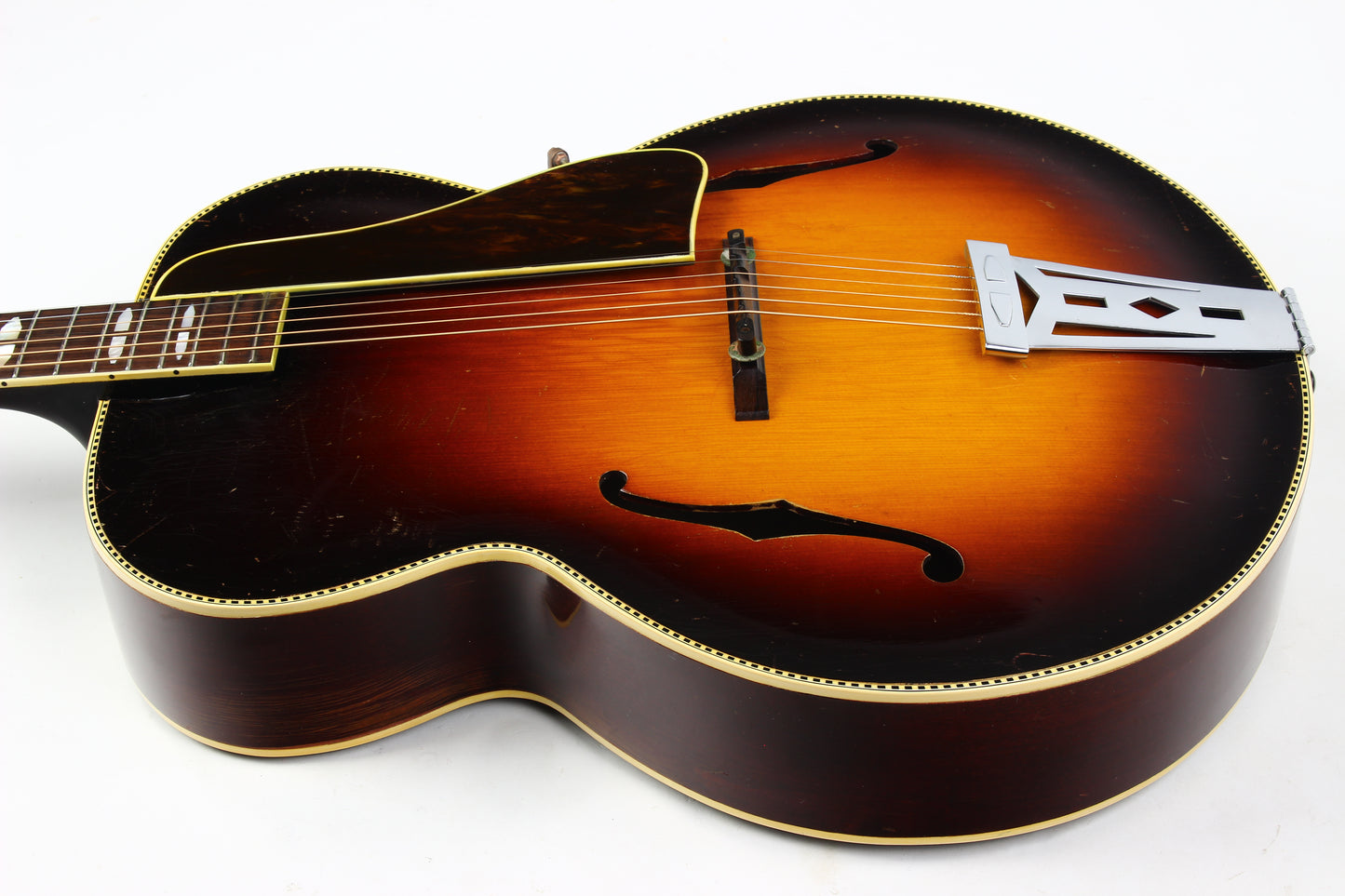 1938 Gibson L-10 Vintage Archtop Acoustic Guitar w Original Hard Case Sunburst CLEAN!