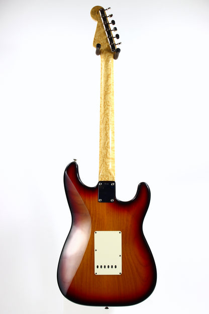 1992 Fender Custom Shop Masterbuilt Flametop Stratocaster | J.W. Black Sunburst Left-Handed strung Righty | One-of-a-Kind!