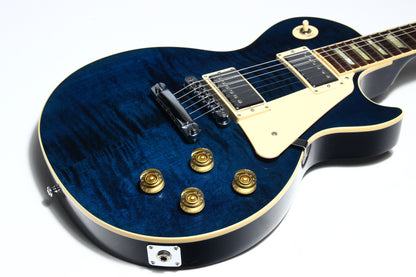 2012 Gibson Les Paul Traditional Plus Chicago Blue Flametop standard