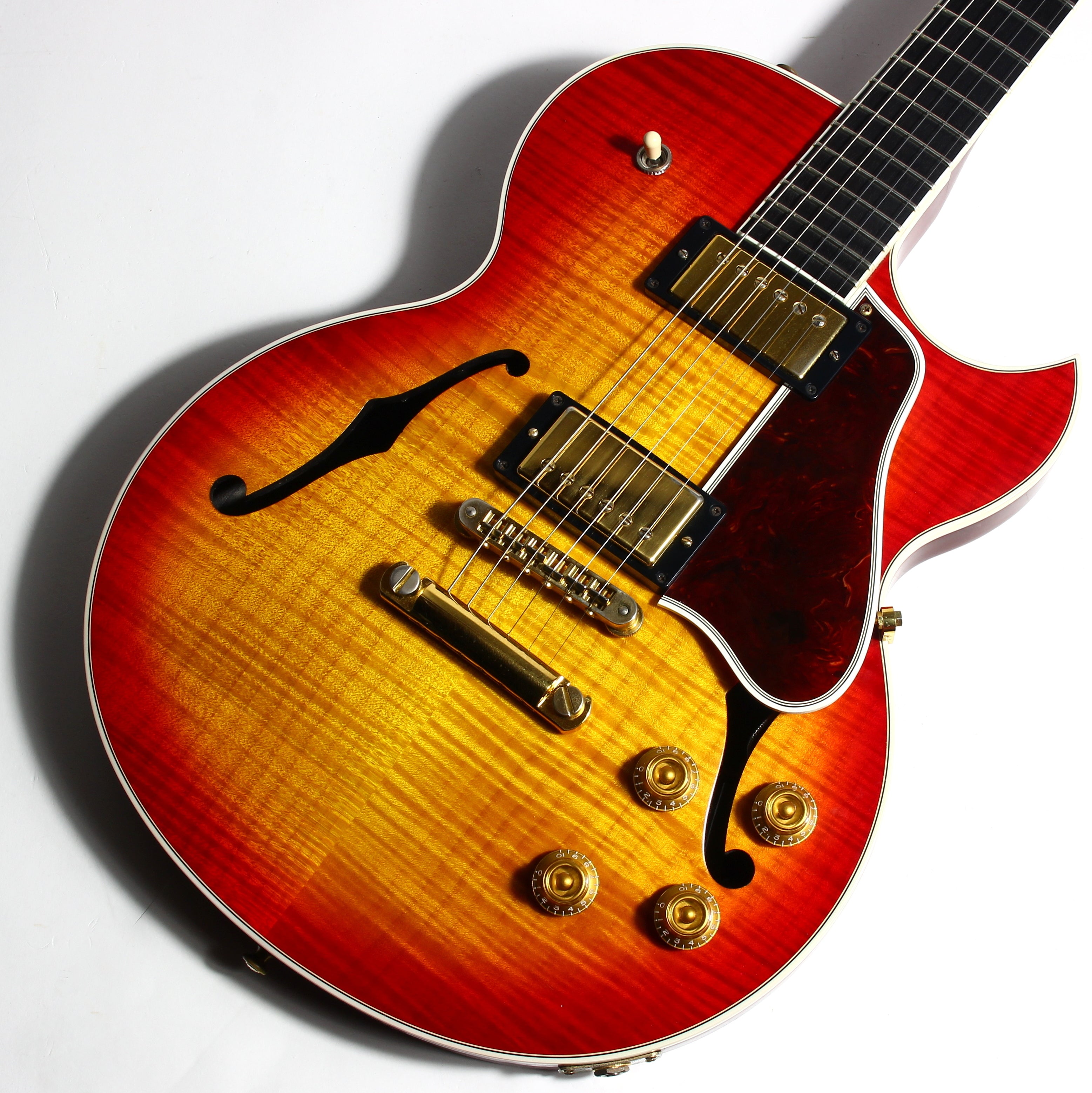 2006 Gibson Custom Shop Pat Martino Custom Electric Guitar - Carved Maple Flametop, Ebony Board! es-175, es-335, es-355