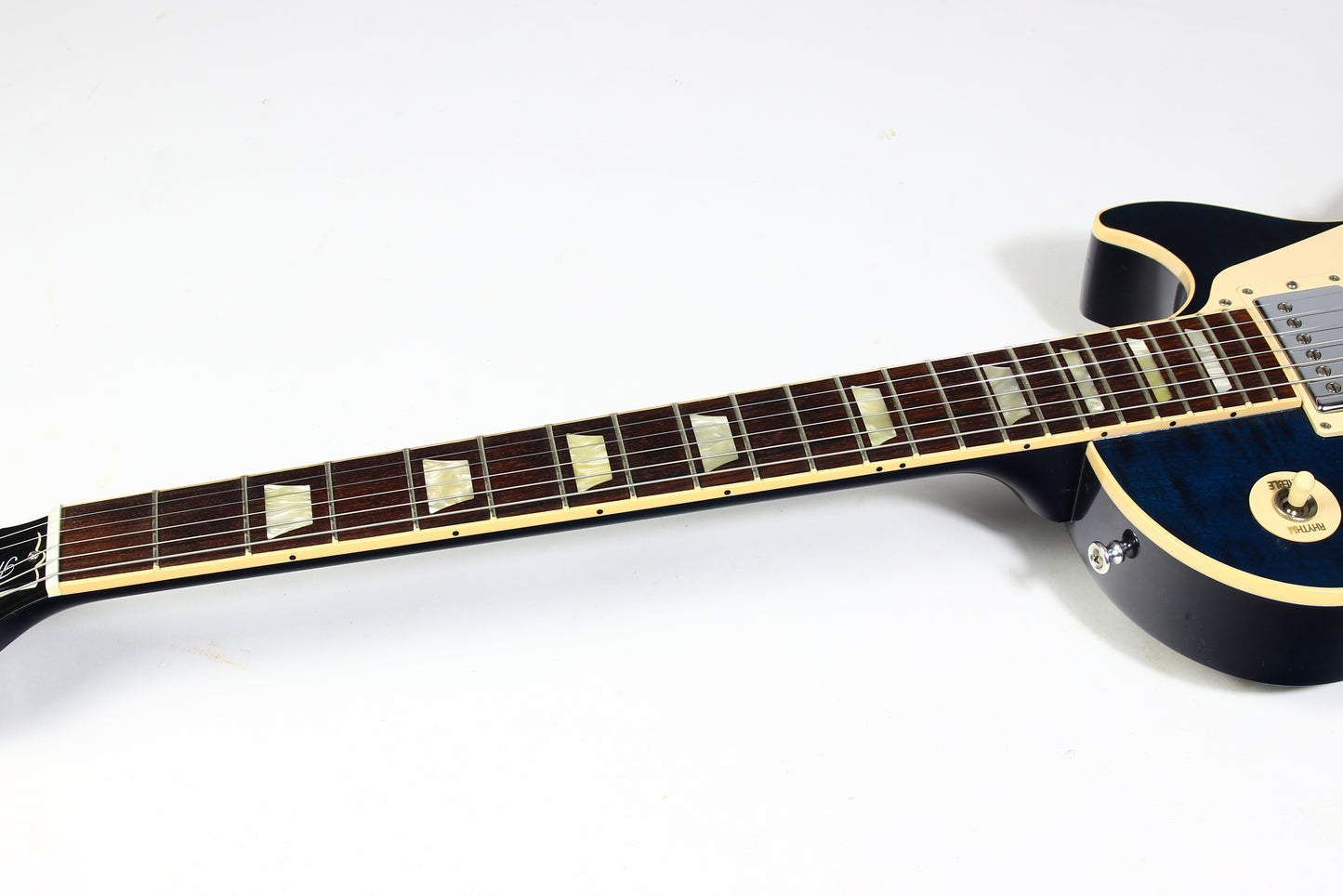 2012 Gibson Les Paul Traditional Plus Chicago Blue Flametop standard