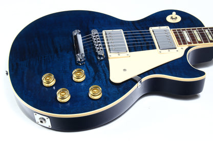 2012 Gibson Les Paul Traditional Plus Chicago Blue Flametop standard