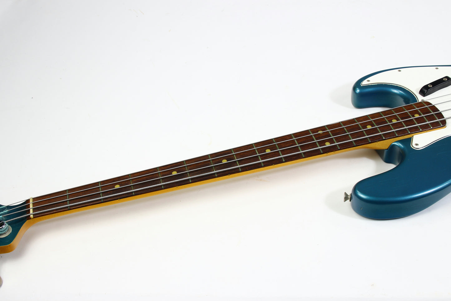 1965 Fender Jazz Bass Custom Color LAKE PLACID BLUE w Original Case L-Series, Padauk Board, BOOK PIECE!