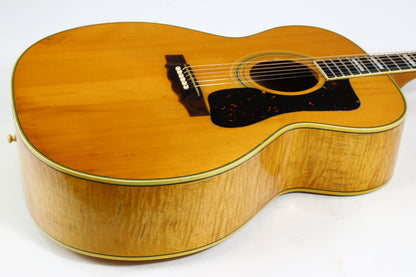 1968 Guild F-50 Natural Jumbo Flattop Jumbo Acoustic Guitar Figured Maple Vintage HOBOKEN MASTERPIECE