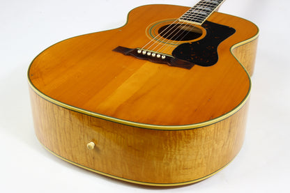 1968 Guild F-50 Natural Jumbo Flattop Jumbo Acoustic Guitar Figured Maple Vintage HOBOKEN MASTERPIECE