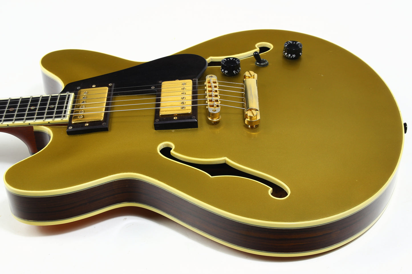 2001 Tom Ribbecke Testadura Goldtop - Masterbuilt w Brazilian Rosewood Center Block & Sides