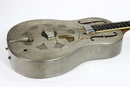 1930 National Style 0 Round Neck Resonator Electric Guitar | Vintage Electrified!