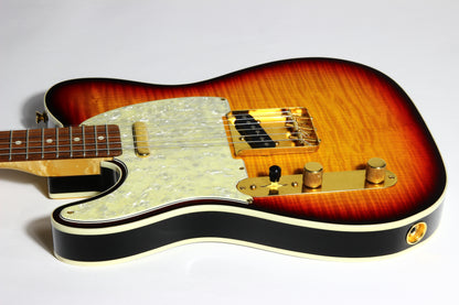 1992 Fender Custom Shop Masterbuilt J.W. Black Telecaster Custom Flametop | Left-Handed Strung Righty