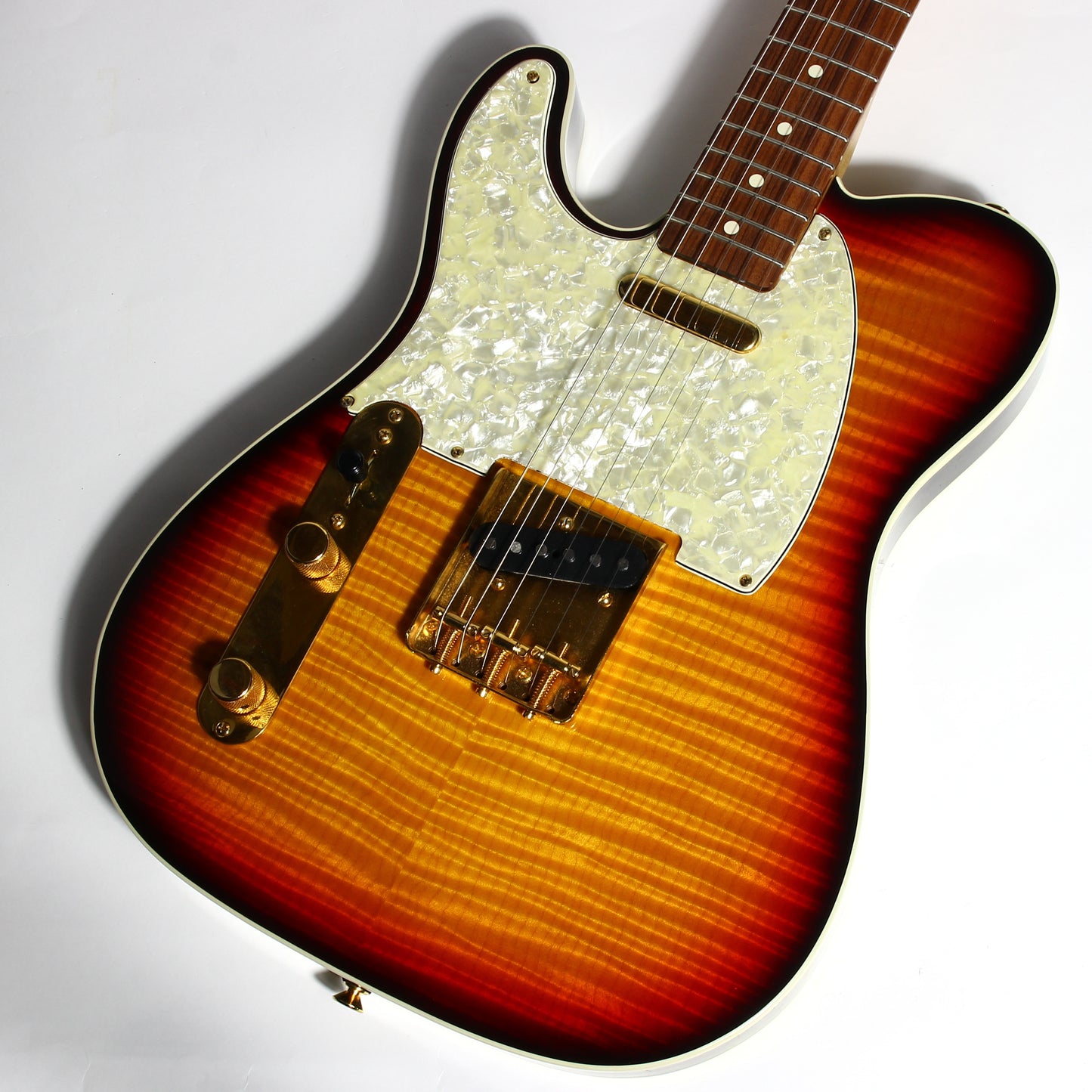 1992 Fender Custom Shop Masterbuilt J.W. Black Telecaster Custom Flametop | Left-Handed Strung Righty