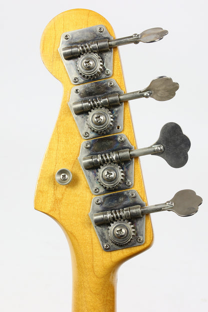 1965 Fender Jazz Bass Custom Color LAKE PLACID BLUE w Original Case L-Series, Padauk Board, BOOK PIECE!