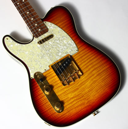 1992 Fender Custom Shop Masterbuilt J.W. Black Telecaster Custom Flametop | Left-Handed Strung Righty