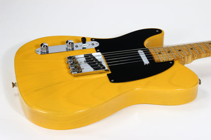 1991 Fender Custom Shop Masterbuilt '52 Telecaster Blackguard 1952 Tele | Left-Handed Strung Righty FRED STUART