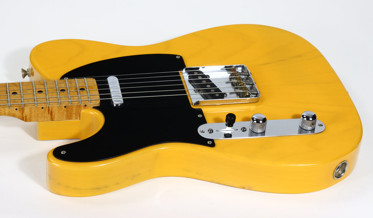 1991 Fender Custom Shop Masterbuilt '52 Telecaster Blackguard 1952 Tele | Left-Handed Strung Righty FRED STUART