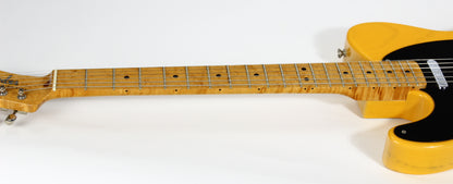 1991 Fender Custom Shop Masterbuilt '52 Telecaster Blackguard 1952 Tele | Left-Handed Strung Righty FRED STUART