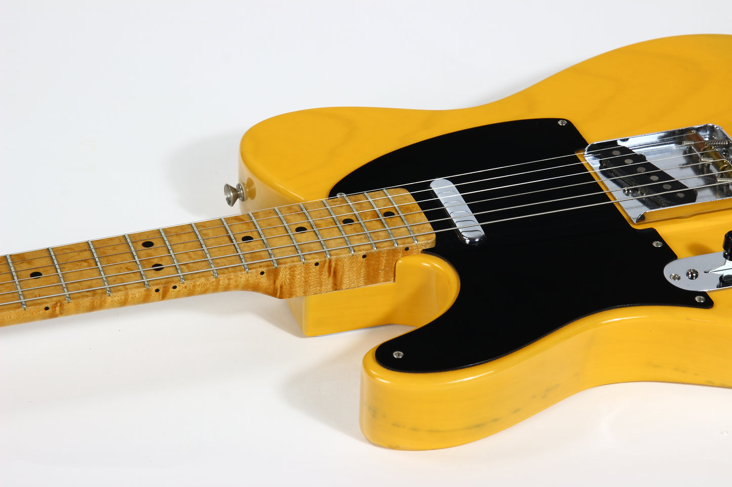 1991 Fender Custom Shop Masterbuilt '52 Telecaster Blackguard 1952 Tele | Left-Handed Strung Righty FRED STUART