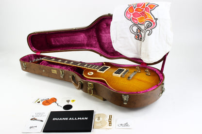 2013 Gibson Custom Shop DUANE ALLMAN 1959 Les Paul Standard VOS | Burst 59 Reissue R9 Signature Model