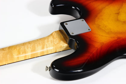 1991 Fender Custom Shop Masterbuilt '62 Jazz Bass Sunburst | Left-Handed Strung Righty FRED STUART