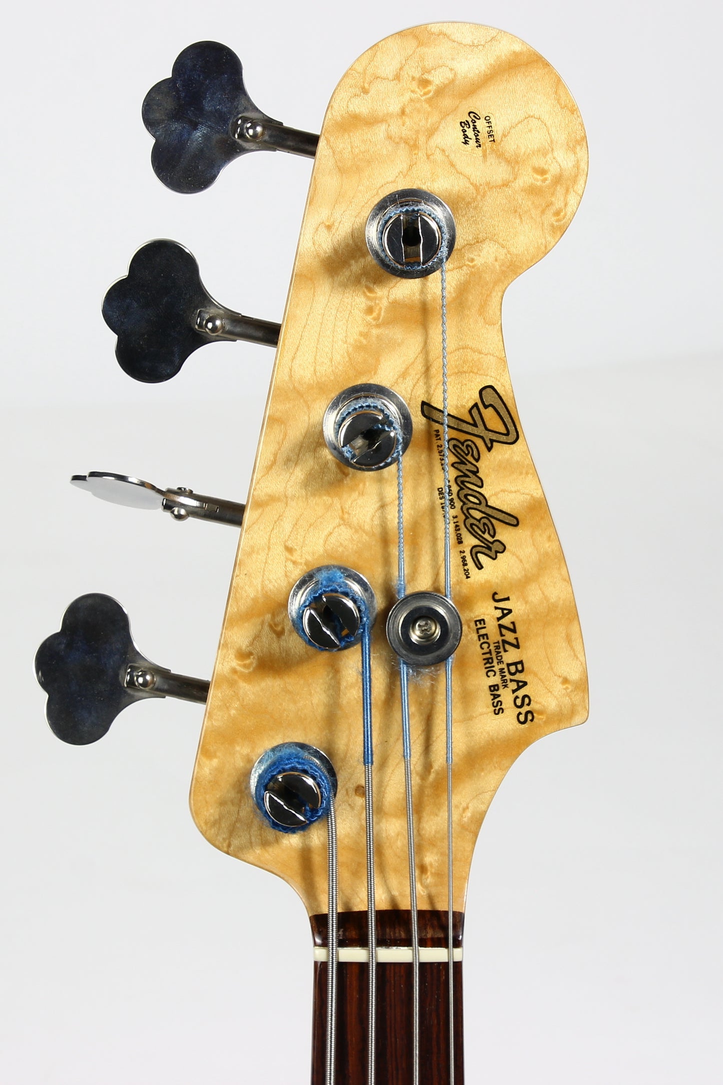 1991 Fender Custom Shop Masterbuilt '62 Jazz Bass Sunburst | Left-Handed Strung Righty FRED STUART