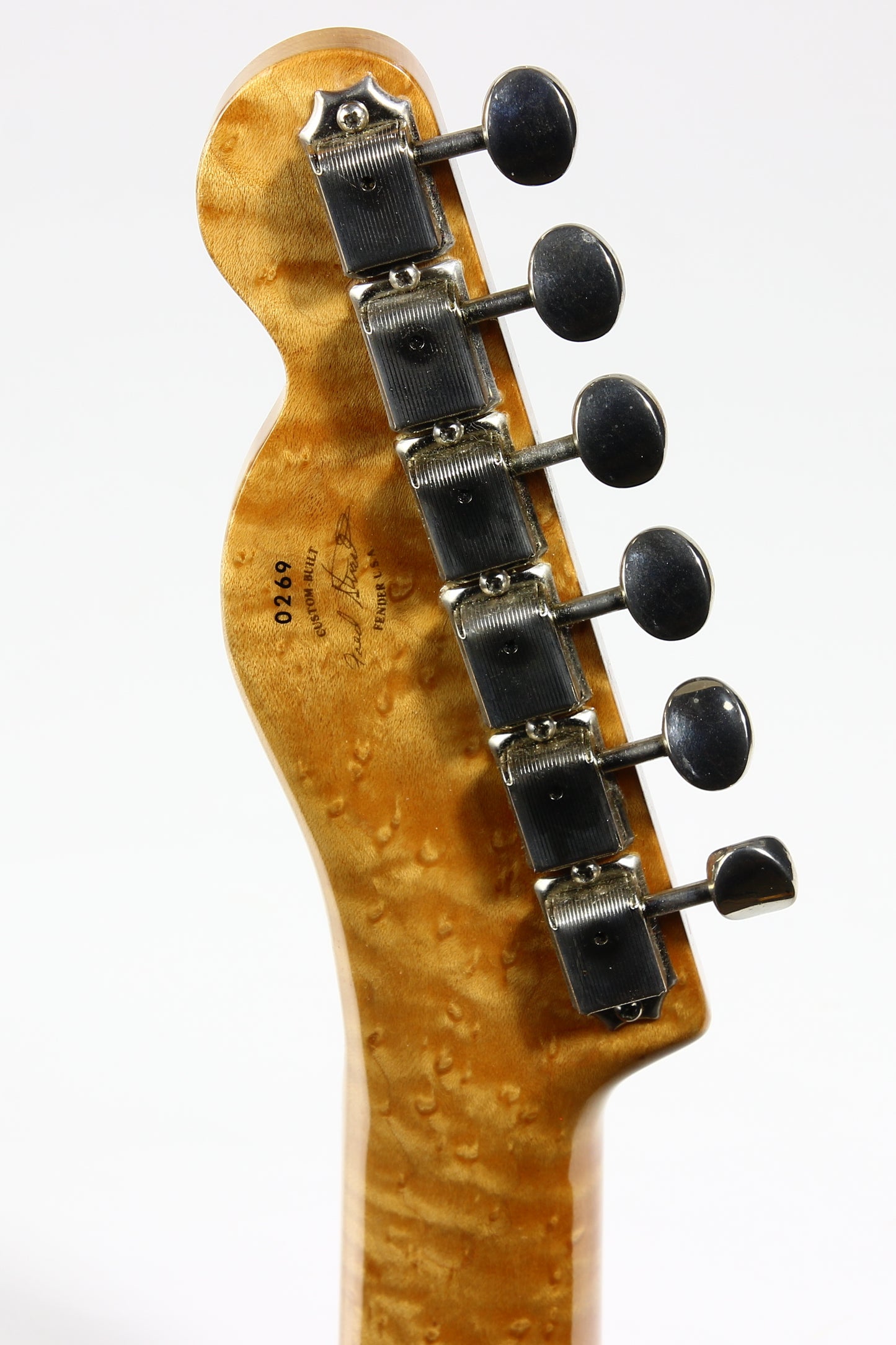 1991 Fender Custom Shop Masterbuilt '52 Telecaster Blackguard 1952 Tele | Left-Handed Strung Righty FRED STUART