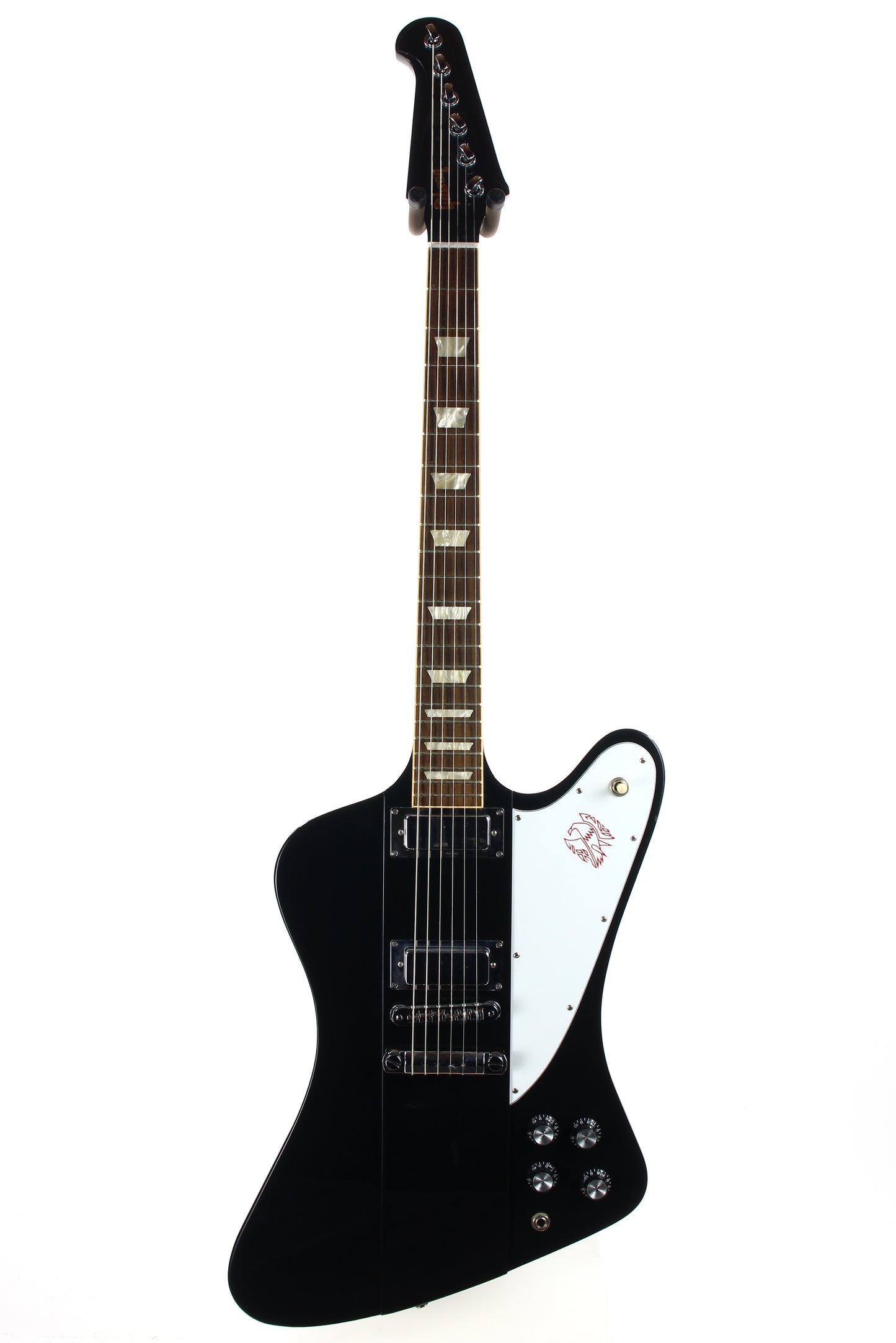 2012 Gibson USA Reverse Firebird V Reissue EBONY BLACK w/ Original Case - LIGHTWEIGHT Steinberger Tuners