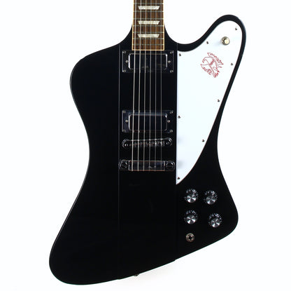 2012 Gibson USA Reverse Firebird V Reissue EBONY BLACK w/ Original Case - LIGHTWEIGHT Steinberger Tuners