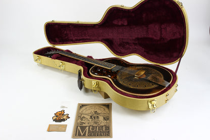 2023 Mule Resophonic Mavis Custom Order w Original Case, Paperwork Resonator Electric Guitar