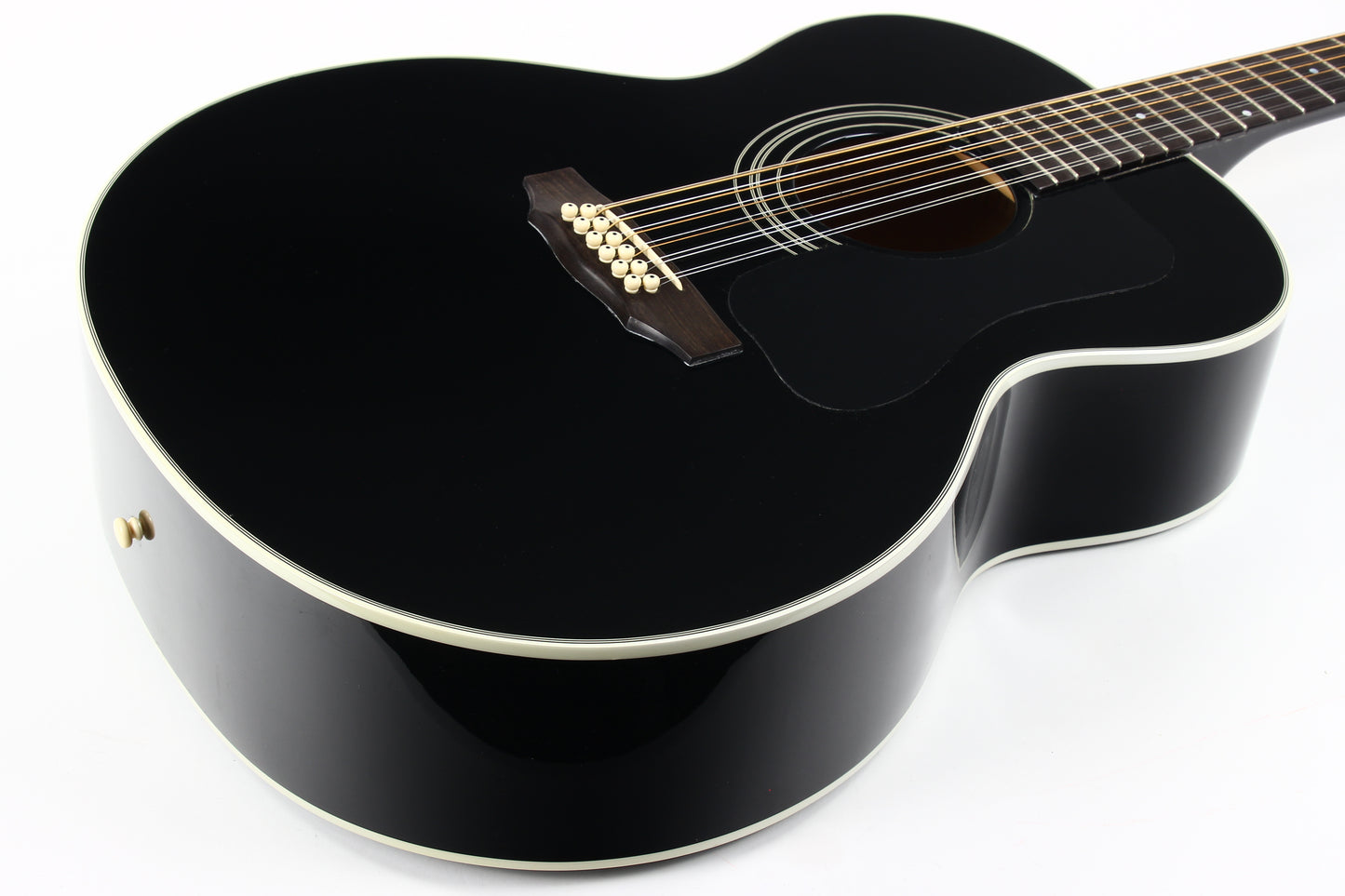 c. 2003 Guild JF30-12 Black with Original Case