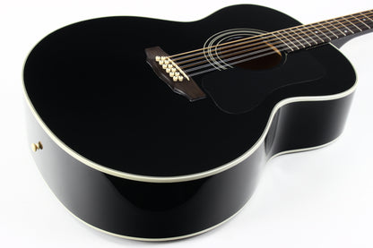 c. 2003 Guild JF30-12 Black with Original Case