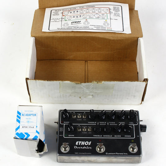 Custom Tones Inc ETHOS OVERDRIVE TLE Classic Pedal