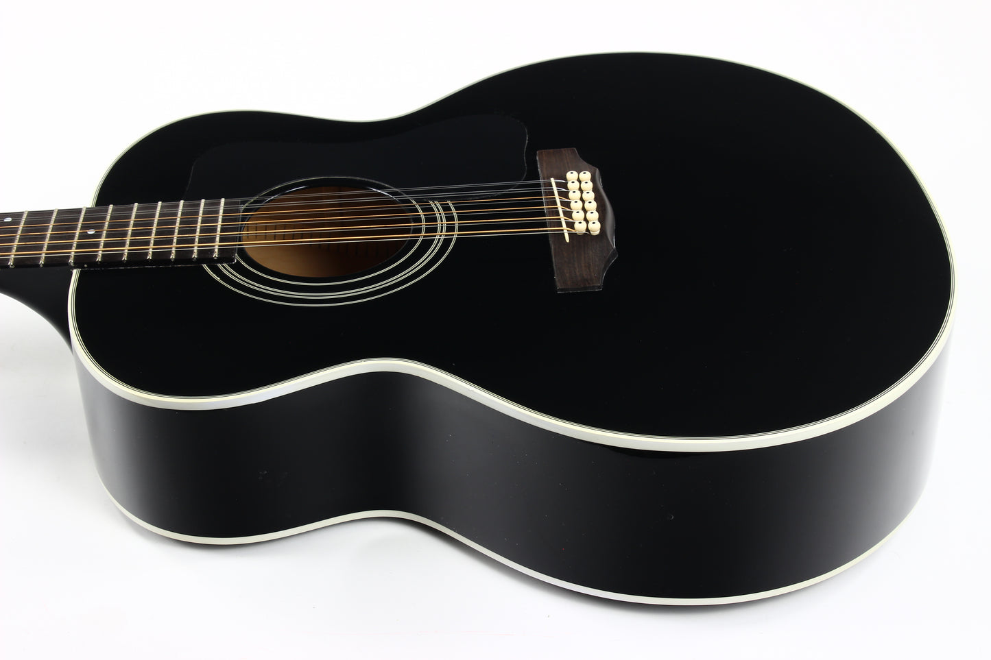 c. 2003 Guild JF30-12 Black with Original Case
