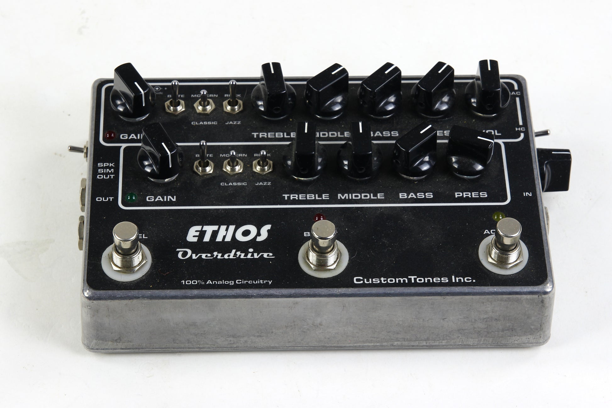 ethos guitar pedal Custom Tones Inc ETHOS OVERDRIVE TLE Classic Pedal – Kansas City Vintage Guitars