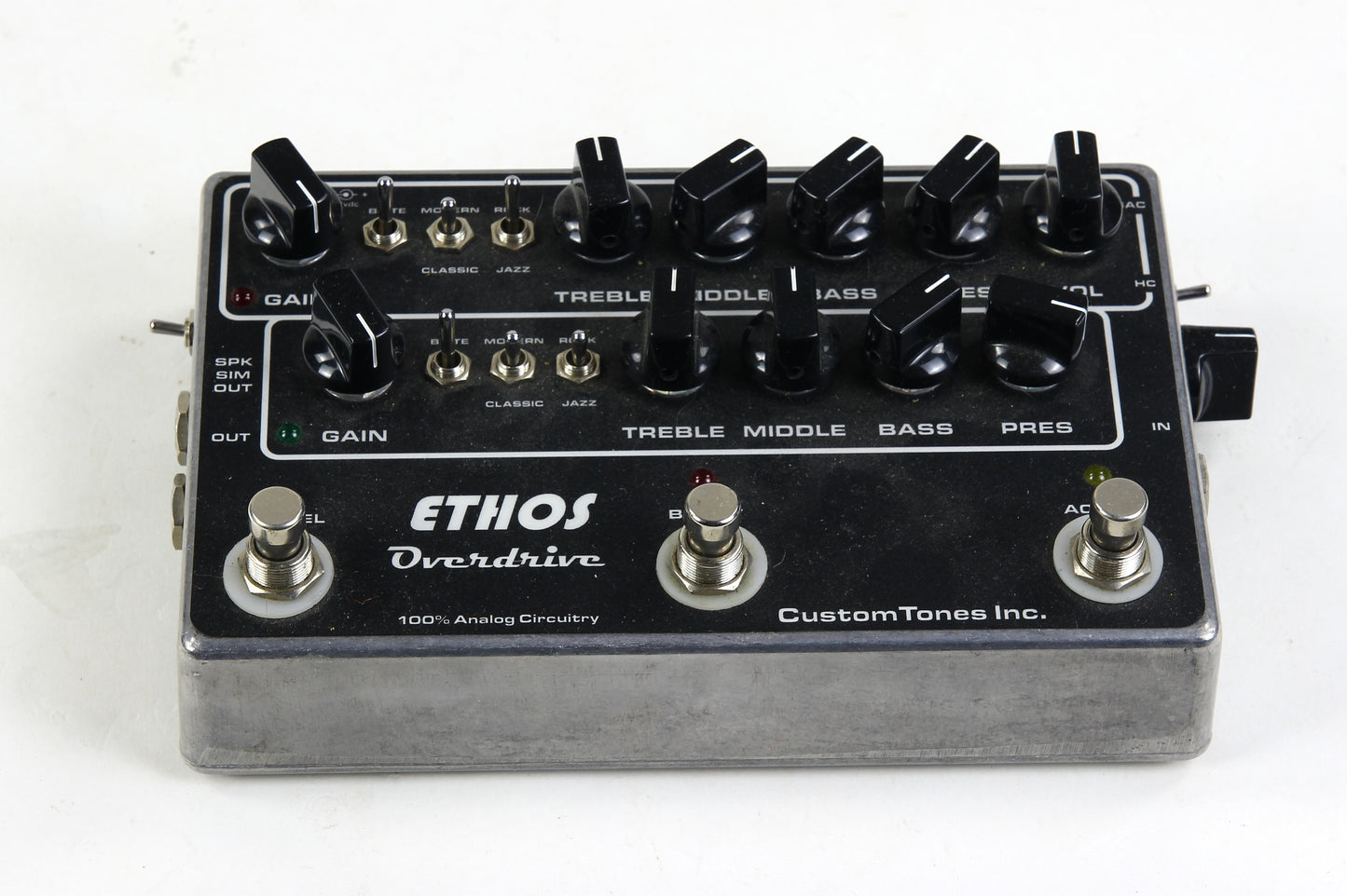 Custom Tones Inc ETHOS OVERDRIVE TLE Classic Pedal