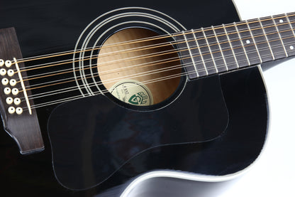 c. 2003 Guild JF30-12 Black with Original Case