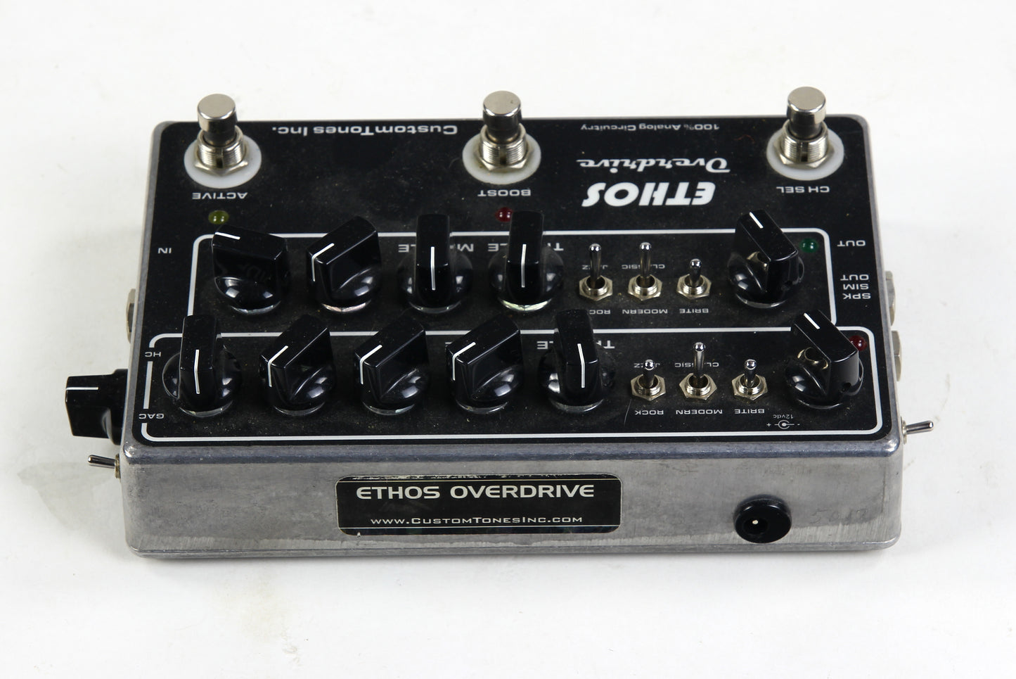 Custom Tones Inc ETHOS OVERDRIVE TLE Classic Pedal