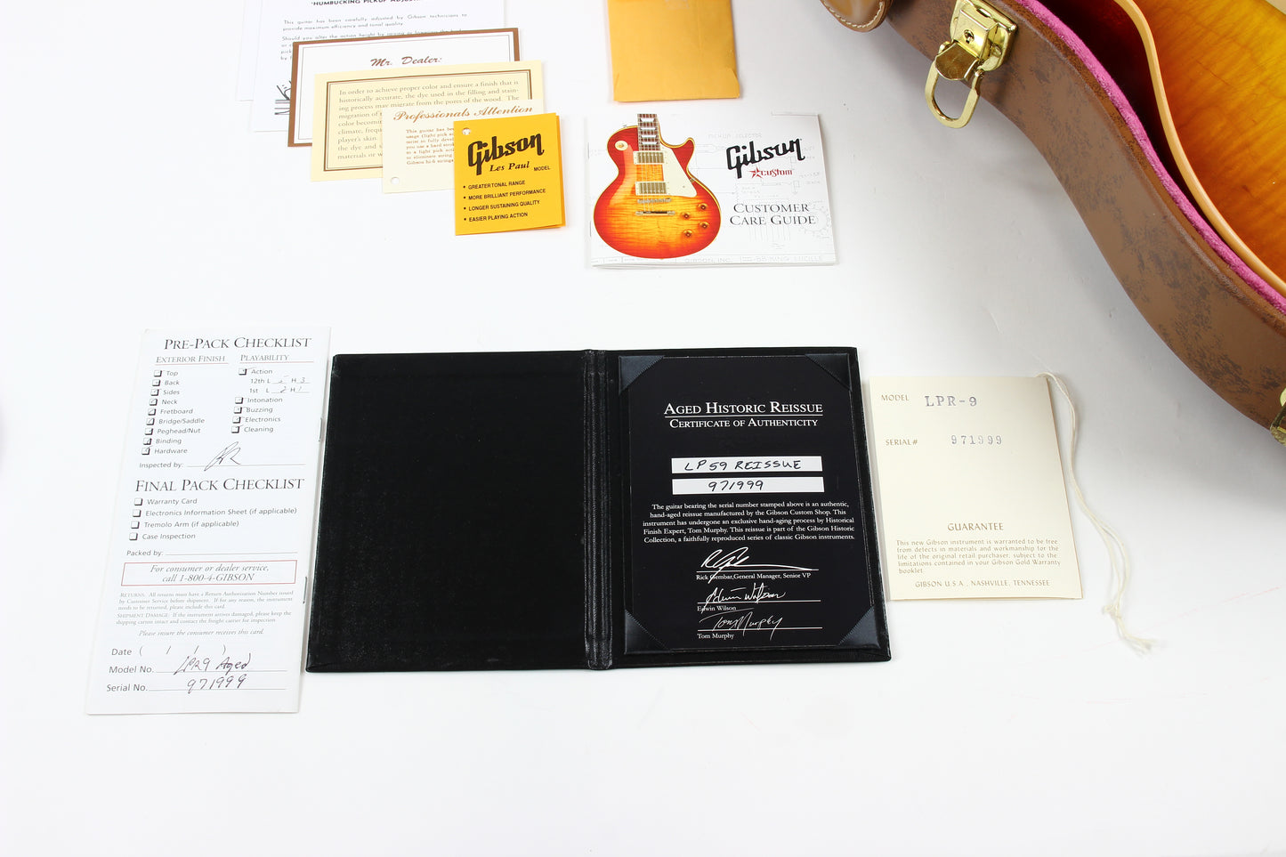 2007 Gibson TOM MURPHY AGED 1959 Les Paul Standard Custom Shop 59 R9