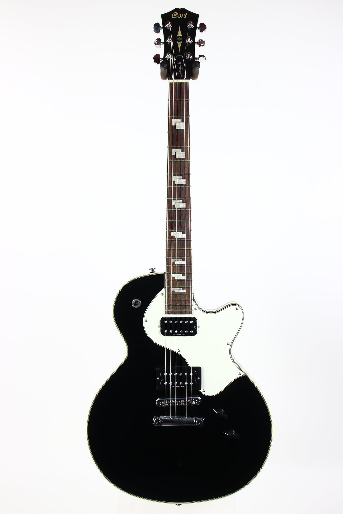 Cort Sunset II Black Solidbody Guitar TV Jones Pickups