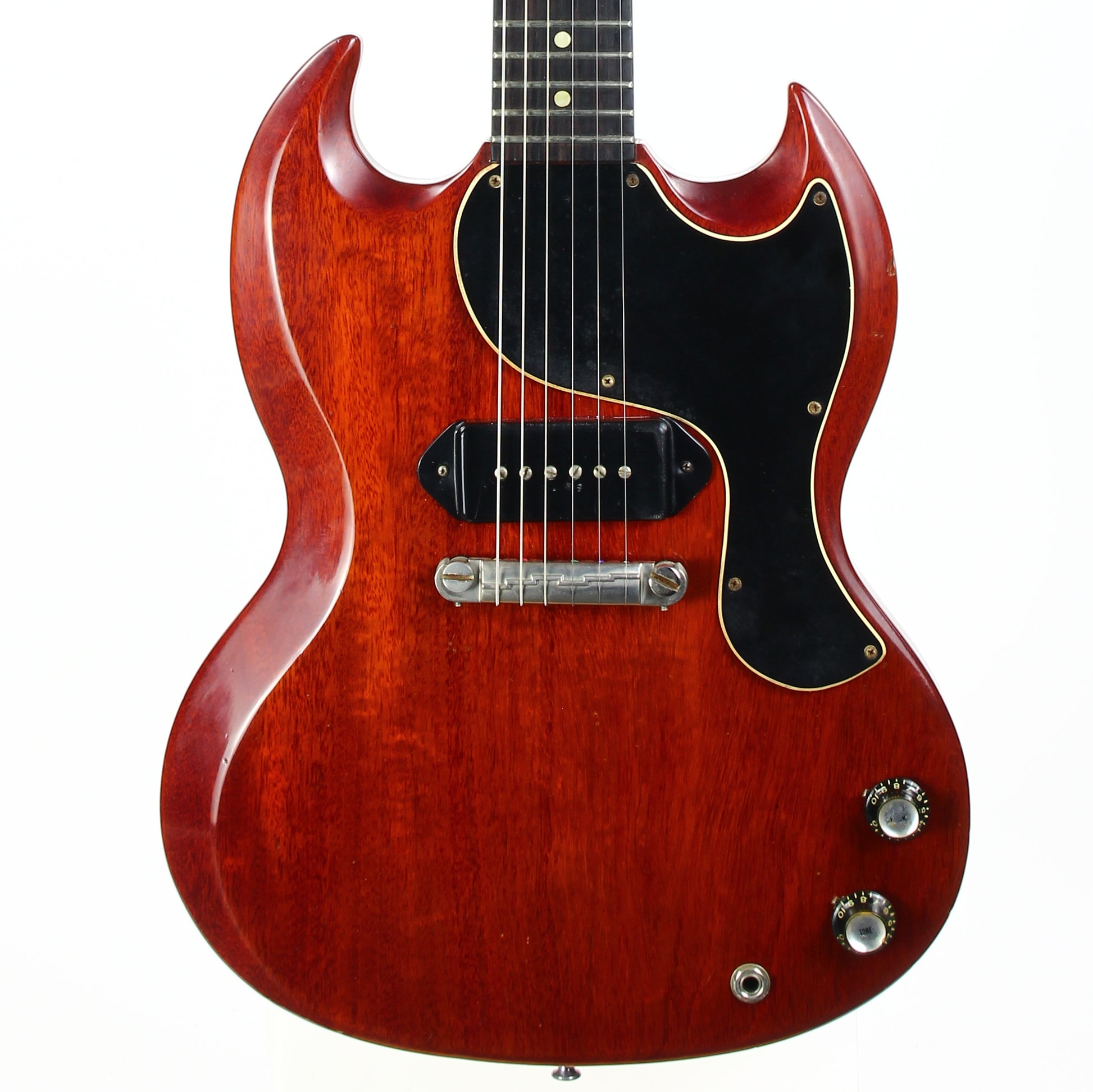 1962 Gibson Les Paul Jr. SG Body Junior Cherry Finish Vintage Electric Guitar GREAT GUITAR