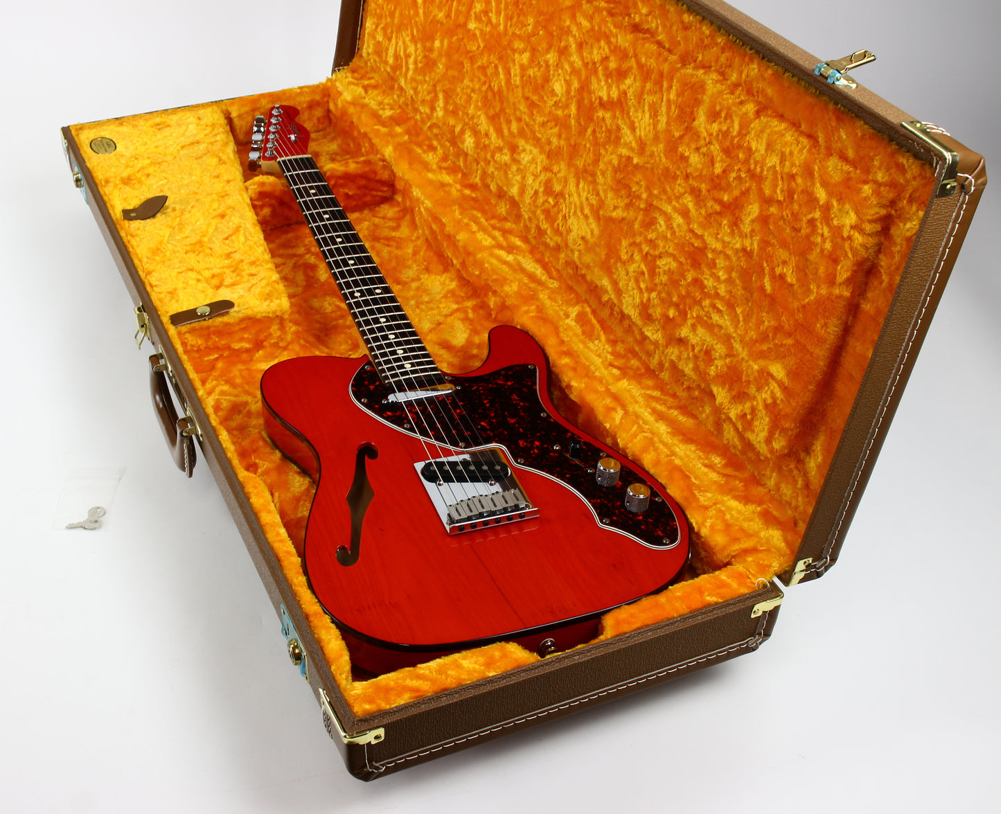 2001 Fender American 90's Telecaster Thinline DOUBLE BOUND TORTOISE Made in USA, ONE-OFF! Matching Headstock!