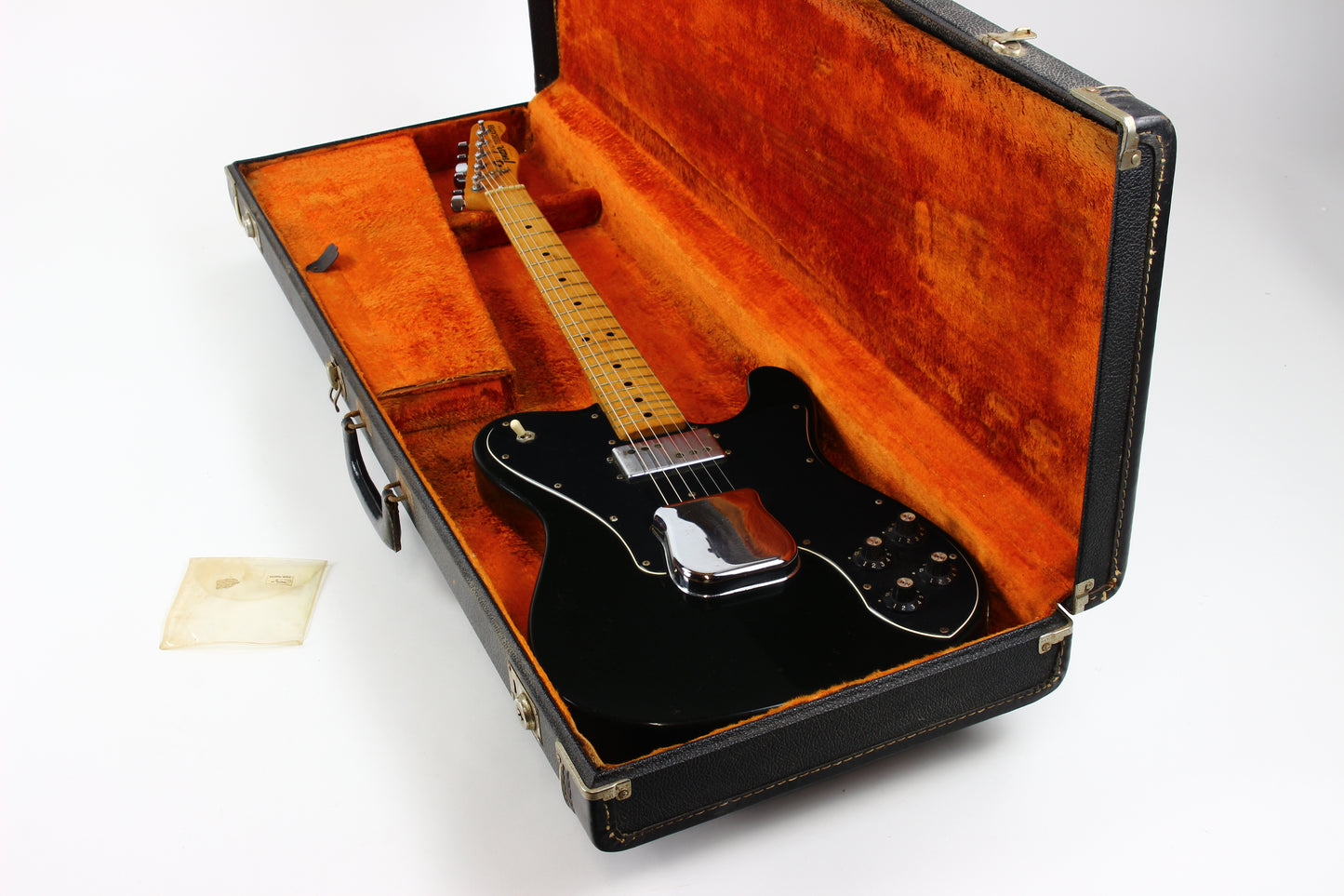1973 Fender Telecaster Custom FACTORY BLACK | Keith Richards Spec!