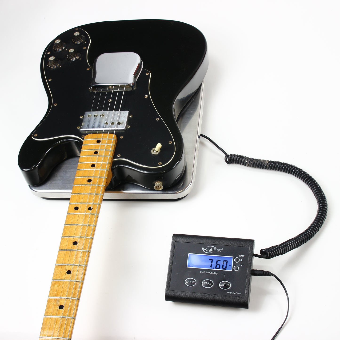 1973 Fender Telecaster Custom FACTORY BLACK | Keith Richards Spec!
