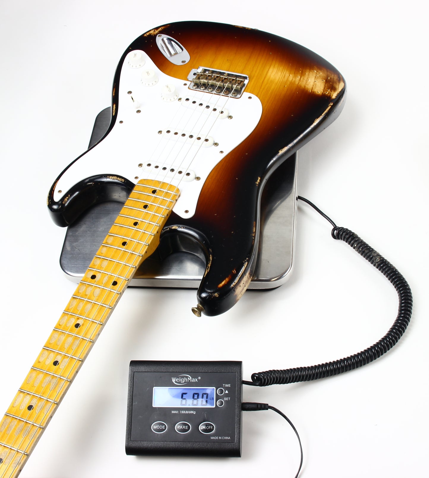 2014 Fender Custom Shop 60th Anniversary '54 Stratocaster Heavy Relic Sunburst 6.8 LBS!!!