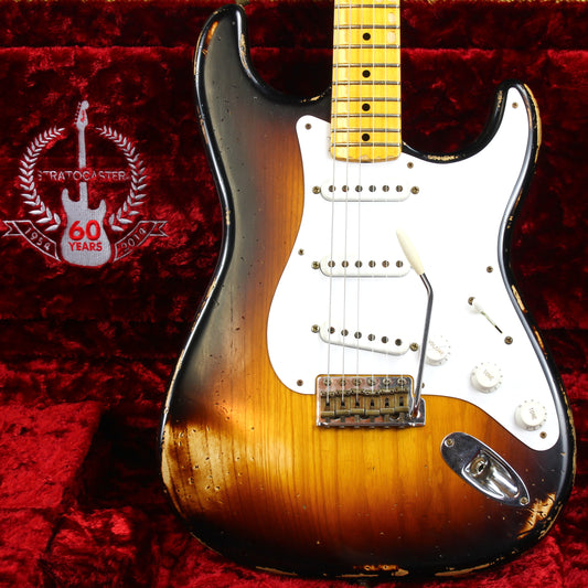 2014 Fender Custom Shop 60th Anniversary '54 Stratocaster Heavy Relic Sunburst