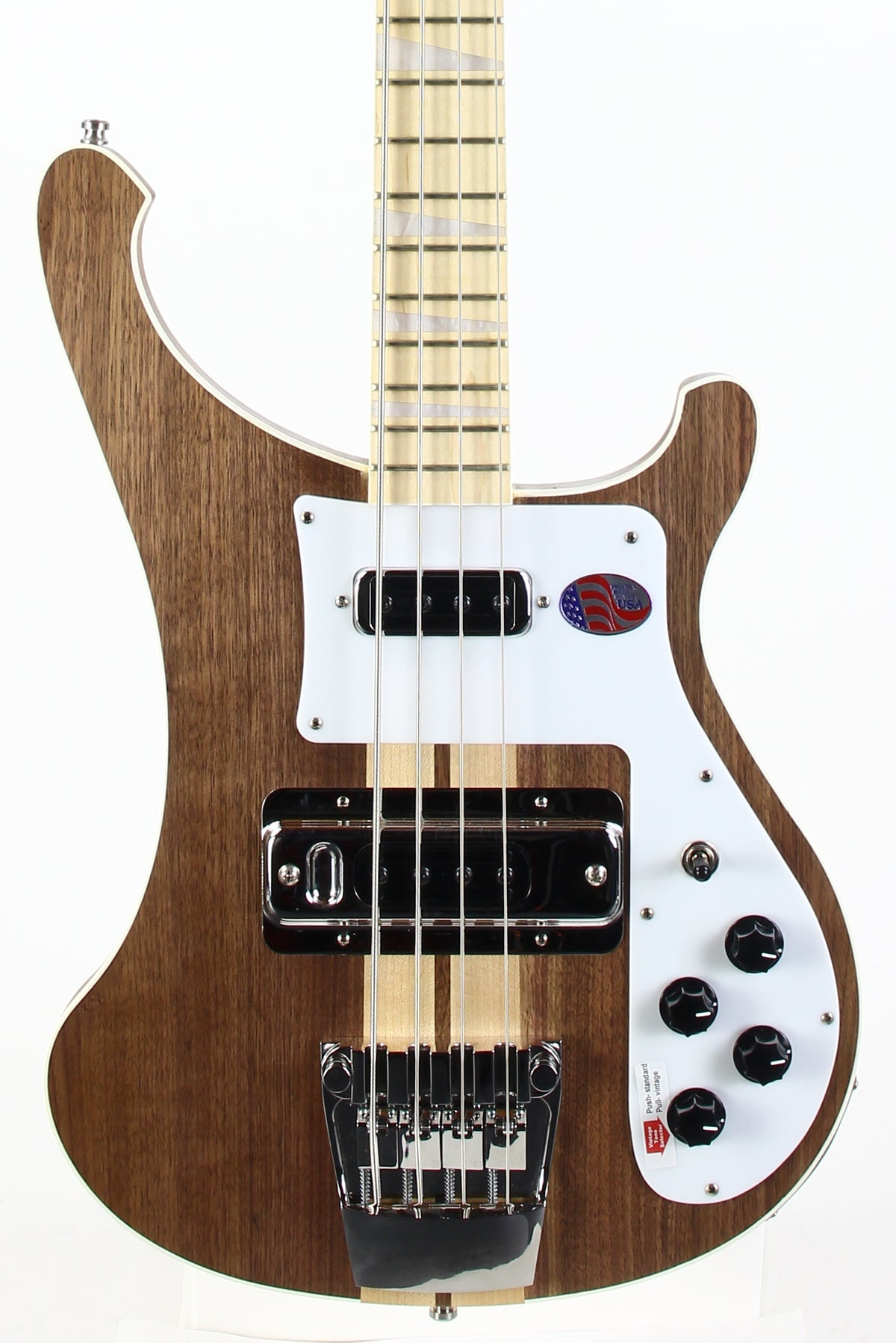 2026 Rickenbacker 4003W Walnut Electric Bass Guitar Stereo Neck-Through 4003